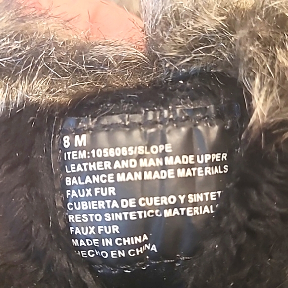 Khombu The Slope Snow Duck Boot Faux Fur Leather Rubber Sole Lace Up Water Proof - Picture 5 of 17